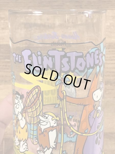 90年代頃のフリントストーンのビンテージのグラス