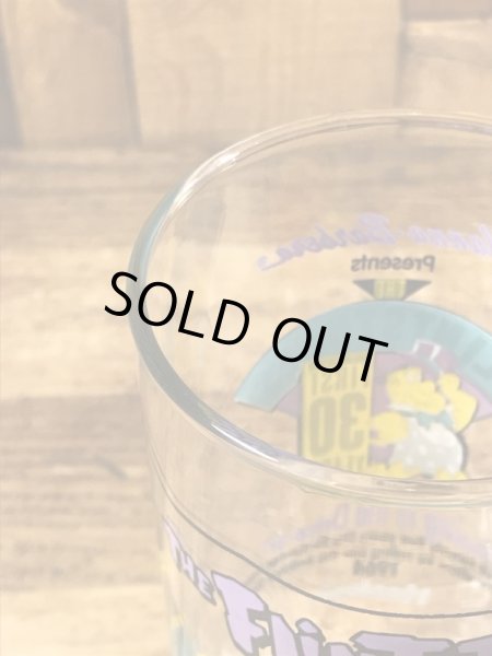 90年代頃のフリントストーンのビンテージのグラス