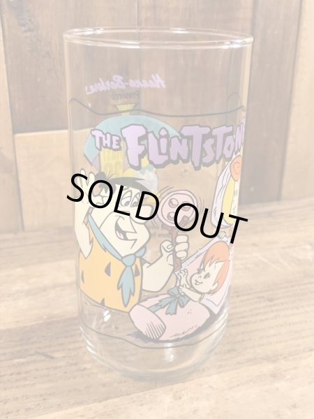 90年代頃のフリントストーンのビンテージのグラス