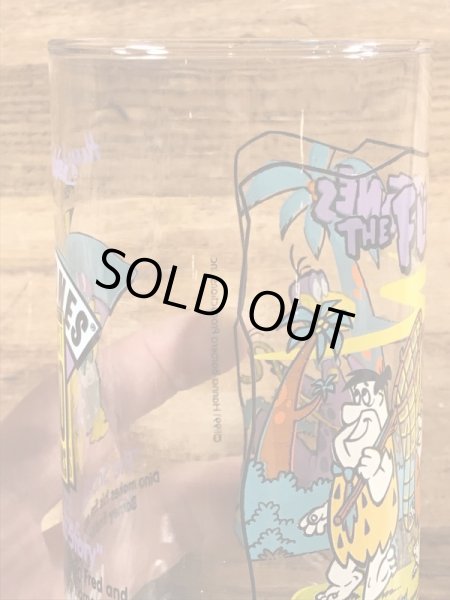 90年代頃のフリントストーンのビンテージのグラス