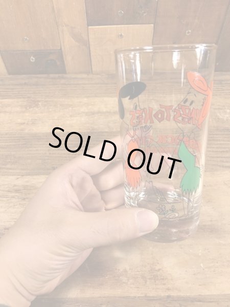 70’sのフリントストーンのヴィンテージのグラス