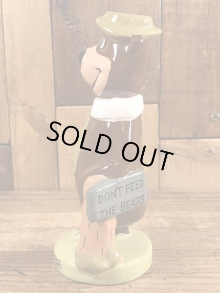 70’sのハンナバーベラのヨギベアのヴィンテージのセラミックフィギュア