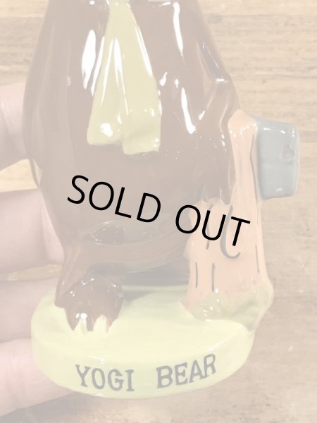 70’sのハンナバーベラのヨギベアのヴィンテージのセラミックフィギュア