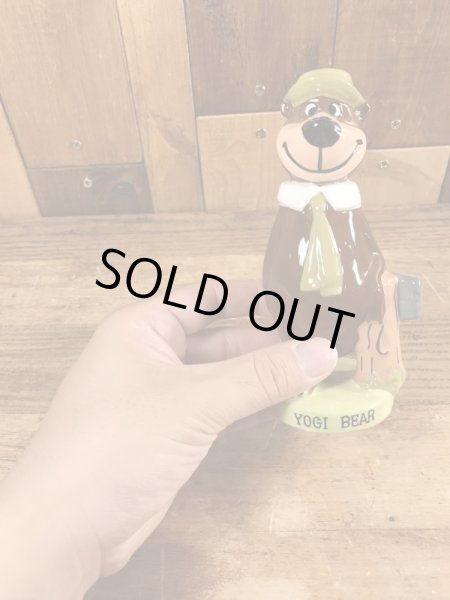 70’sのハンナバーベラのヨギベアのヴィンテージのセラミックフィギュア