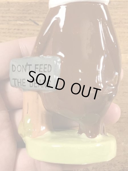 70’sのハンナバーベラのヨギベアのヴィンテージのセラミックフィギュア