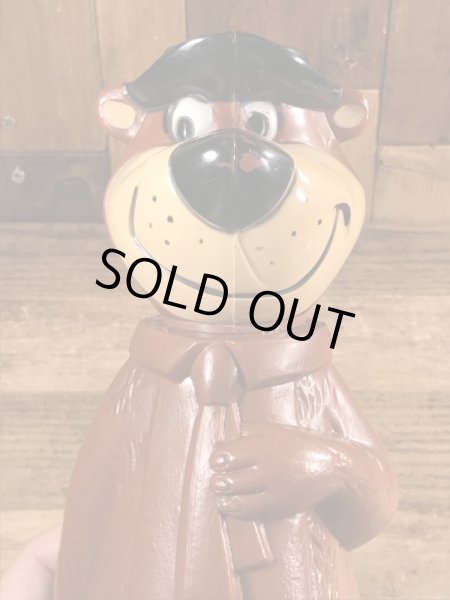 60’sのハンナバーベラのヨギベアのヴィンテージの貯金箱フィギュア