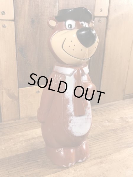 60年代頃のハンナバーベラのヨギベアのビンテージの貯金箱フィギュア