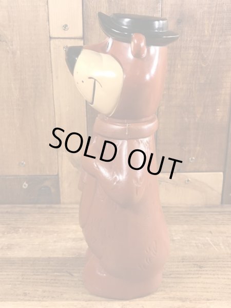 60’sのハンナバーベラのヨギベアのヴィンテージの貯金箱フィギュア