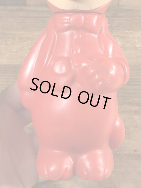 60年代頃のハンナバーベラのハックルベリーハウンドのビンテージのコインバンクドール