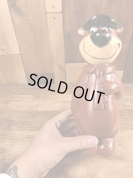 60’sのハンナバーベラのヨギベアのヴィンテージの貯金箱フィギュア