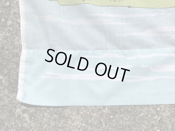 70年代頃のハンナバーベラのヨギベアのビンテージのフラットシーツ