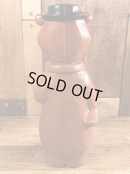 60’sのハンナバーベラのヨギベアのヴィンテージの貯金箱フィギュア