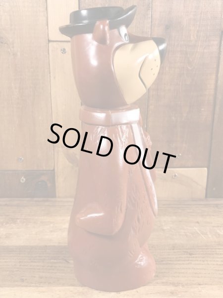 60年代頃のハンナバーベラのヨギベアのビンテージの貯金箱フィギュア