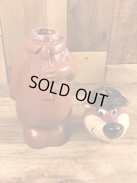 60年代頃のハンナバーベラのヨギベアのビンテージのコインバンクドール