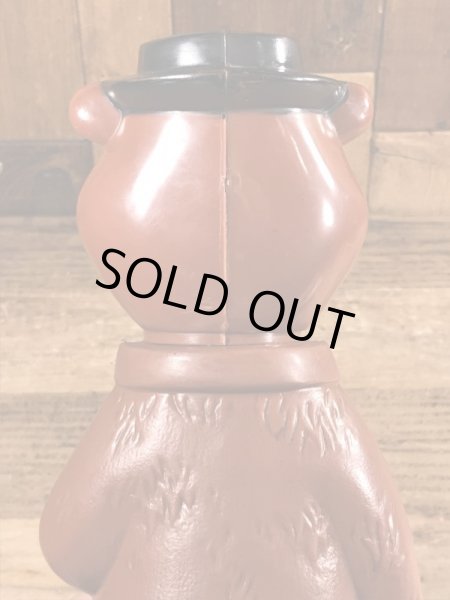 60’sのハンナバーベラのヨギベアのヴィンテージの貯金箱フィギュア