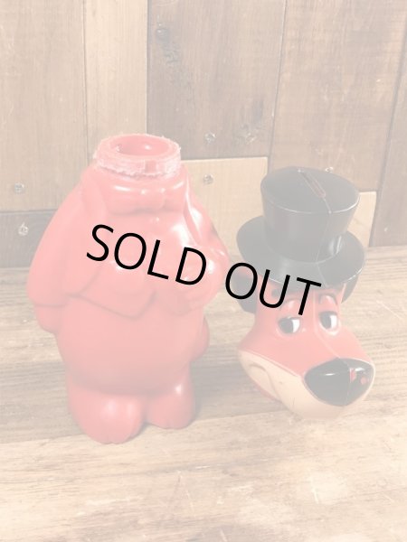 60年代頃のハンナバーベラのハックルベリーハウンドのビンテージのコインバンクドール