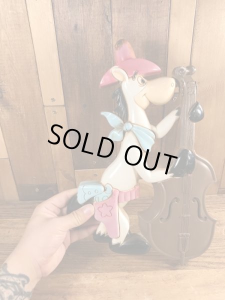 70’sのハンナバーベラのハックルベリーハウンドのヴィンテージのウォールデコセット