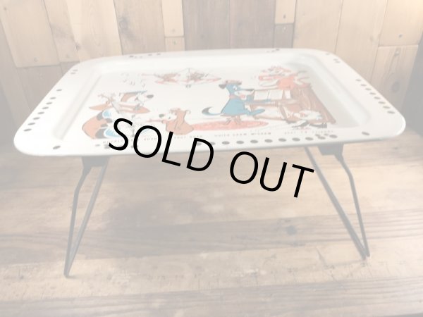 60年代頃のハンナバーベラのビンテージの折り畳みトレー