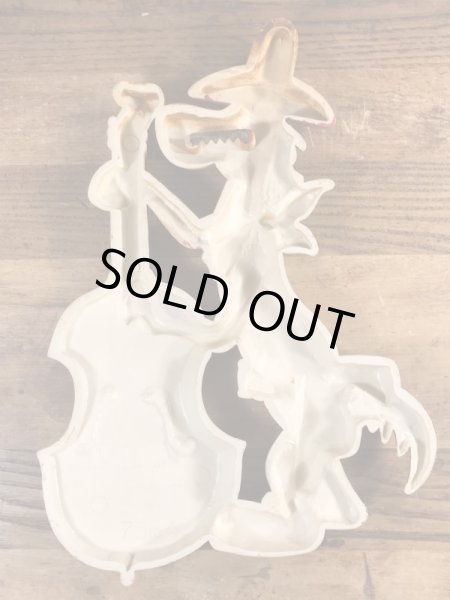 70年代頃のハンナバーベラのハックルベリーハウンドのビンテージの壁掛け