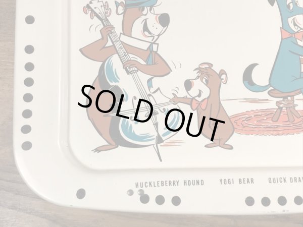 60年代頃のハンナバーベラのビンテージの折り畳みトレー