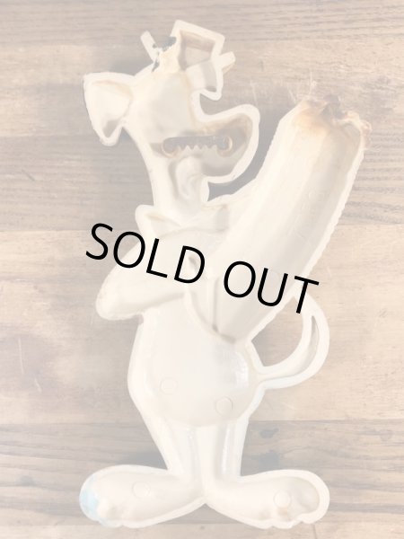 70’sのハンナバーベラのハックルベリーハウンドのヴィンテージのウォールデコセット