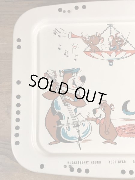 60年代頃のハンナバーベラのビンテージの折り畳みトレー