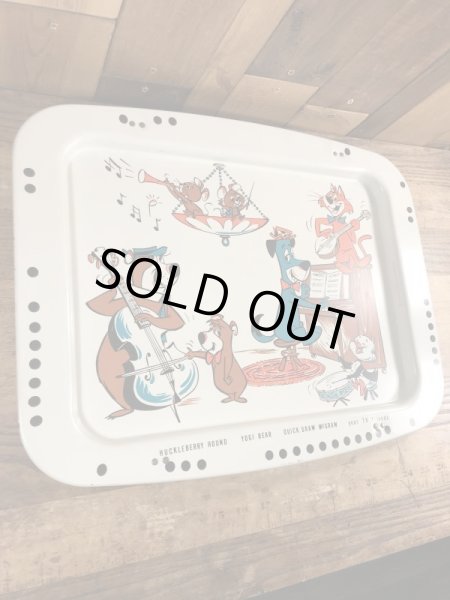 60年代頃のハンナバーベラのビンテージの折り畳みトレー