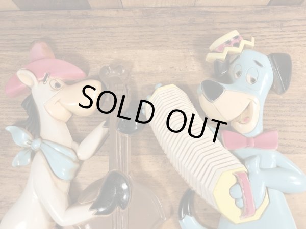 70年代頃のハンナバーベラのハックルベリーハウンドのビンテージの壁掛け