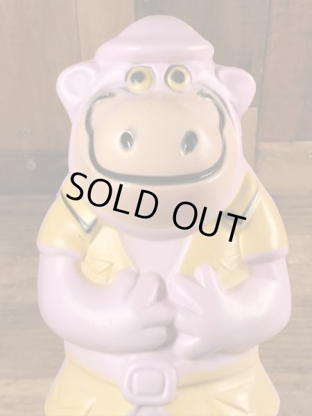 70年代頃のハンナバーベラのピーターポタマスのビンテージのコインバンクドール