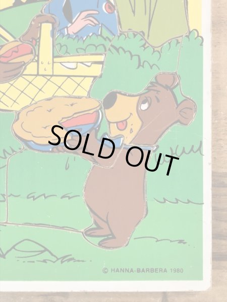 80年代頃のヨギベアのビンテージのウッドパズル