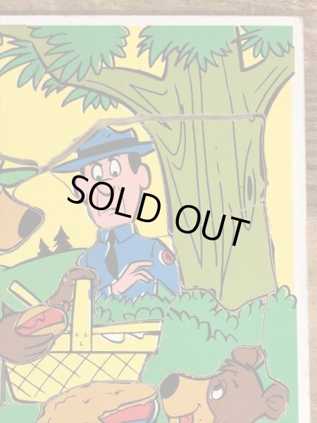 80年代頃のヨギベアのビンテージのウッドパズル