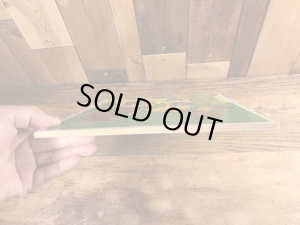 80’sのヨギベアのヴィンテージのウッドパズル