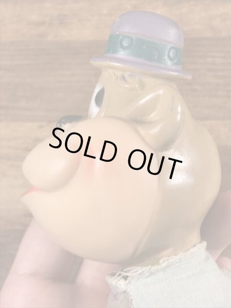 60’sのハンナバーベラのマギラゴリラのヴィンテージのハンドパペット人形