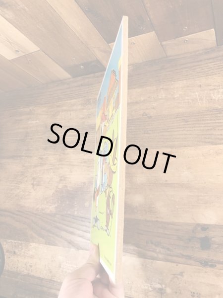 80年代頃のハンナバーベラの早撃ちマックのビンテージのウッドパズル