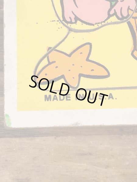 80’sのハンナバーベラのフリントストーンのヴィンテージのウッドパズル