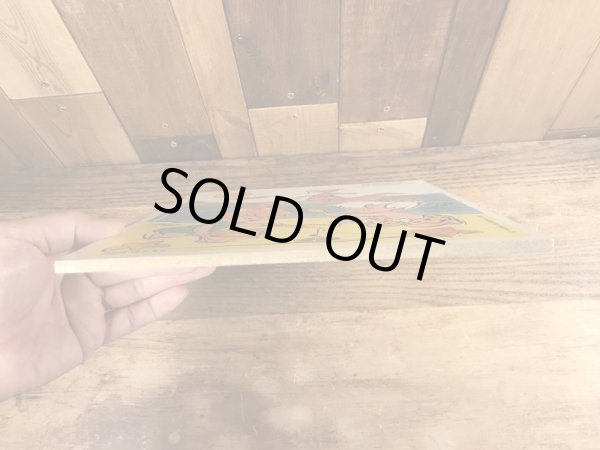 80’sのハンナバーベラのフリントストーンのヴィンテージのウッドパズル