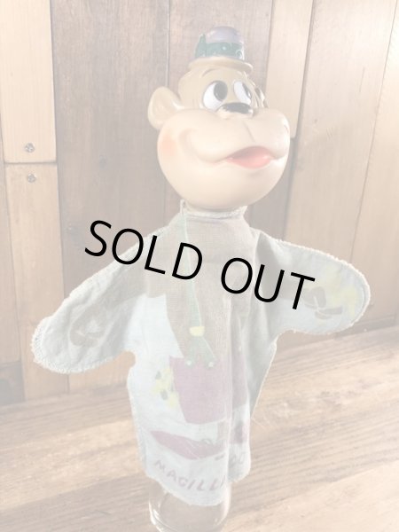 60年代頃のハンナバーベラのマギラゴリラのビンテージのハンドパペットドール