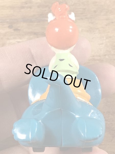 90年代頃のフリントストーンのペブルスのビンテージのミールトイ