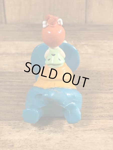 90’sのフリントストーンのペブルスのヴィンテージのハッピーミールトイ