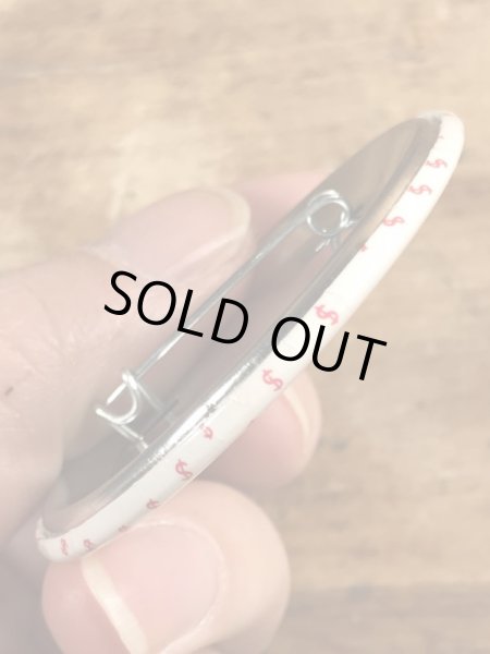 80’sのメッセージが書かれたヴィンテージの缶バッチ