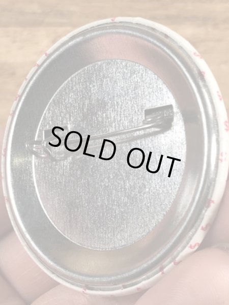 80年代頃のメッセージが書かれたビンテージの缶バッジ