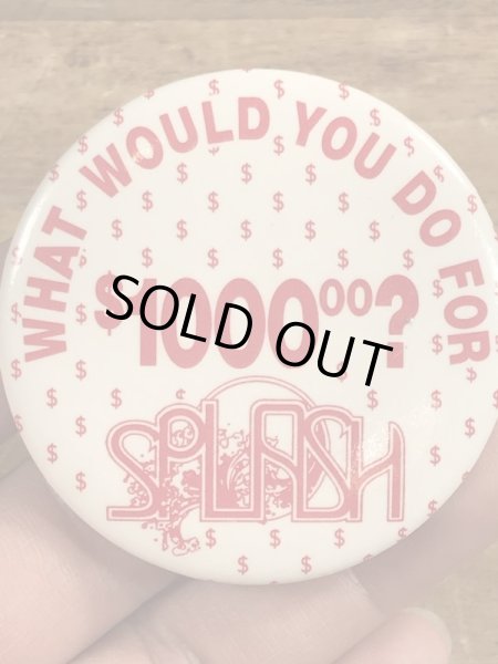 80年代頃のメッセージが書かれたビンテージの缶バッジ