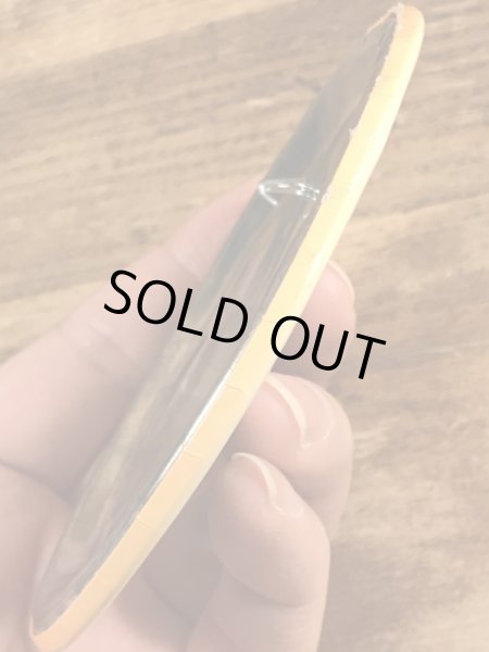 80’sのI'm Excited Mania!のメッセージが書かれたビンテージの缶バッジ