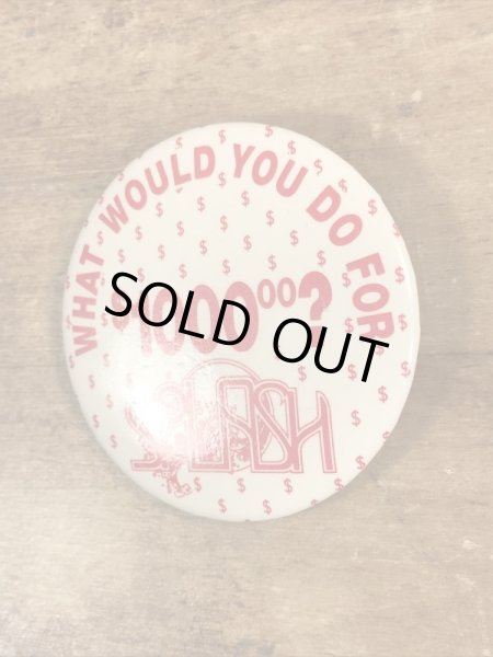 80’sのメッセージが書かれたヴィンテージの缶バッチ