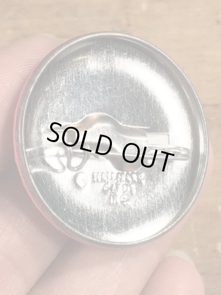 80’sのIt's Mid-Life And I'll Crisis If I Want Toのメッセージが書かれたヴィンテージの缶バッチ