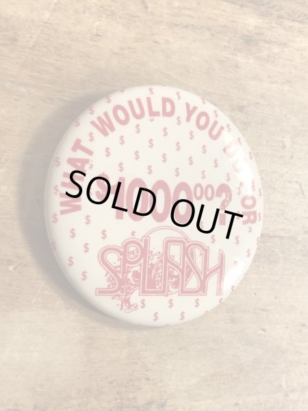 80年代頃のメッセージが書かれたビンテージの缶バッジ