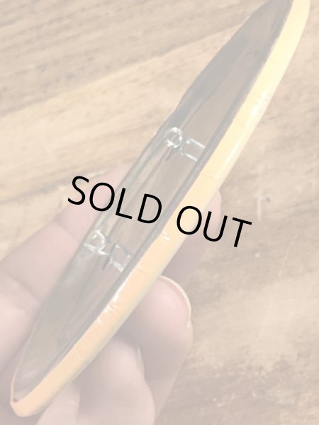 80’sのI'm Excited Mania!のメッセージが書かれたビンテージの缶バッジ