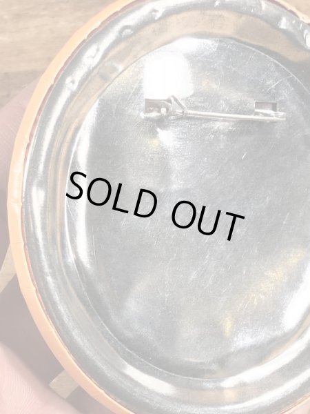 80年代頃のI'm Excited Mania!のメッセージが書かれたヴィンテージの缶バッチ