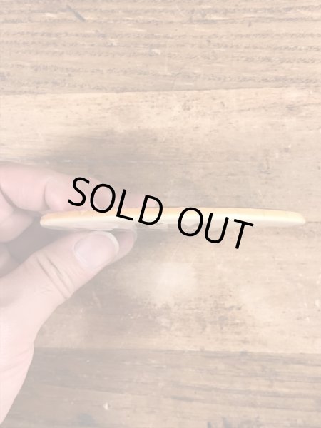 80’sのI'm Excited Mania!のメッセージが書かれたビンテージの缶バッジ