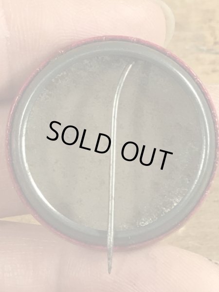 60~70'sのDraft Beer Not Studentsのメッセージが書かれたヴィンテージの缶バッチ